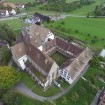 Eine Terrasse und Gärten für das Kloster