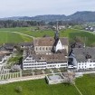 In der Klosteranlage Kappel wird nach Jahren der Planung und Diskussionen die Mauer gebaut