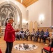 Austausch statt Predigt: neue Form von Gottesdienst erstmals in der Kirche Felsberg durchgeführt. 