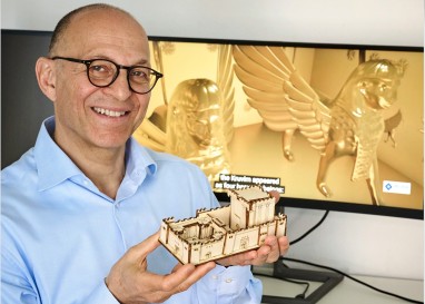 Ofer Becker hat in 450 Stunden Freiwilligenarbeit den salomonischen Tempel digital rekonstruiert.